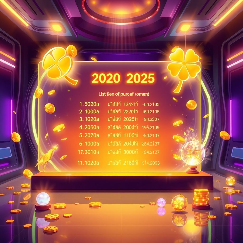 รายชื่อหญิงปี 2025 ที่จะนำความโชคดีมาให้